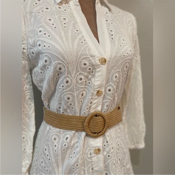 Mango eyelet shirt dress - Picture 7 of 9